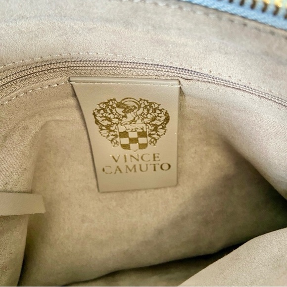 Vince Camuto NEW Adyna Leather Crossbody Purse with Chain Cerulean Blue - Picture 12 of 15